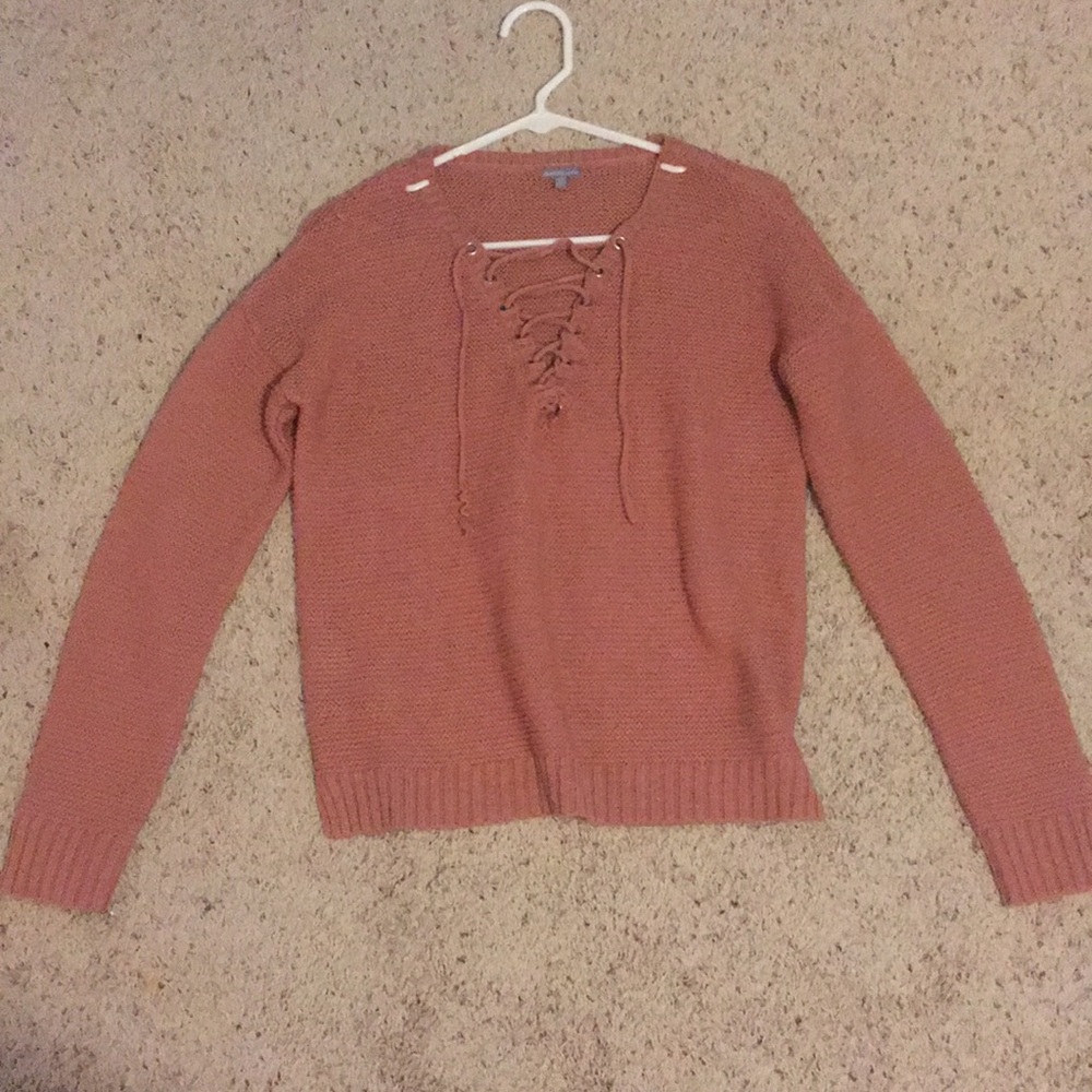 Pink sweater